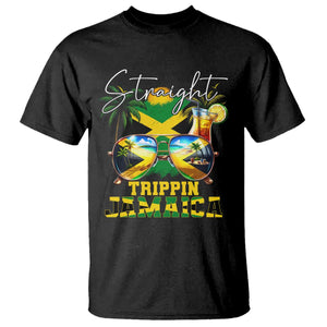 Straight Trippin Jamaica T Shirt Family Squad Summer Vacation TS11 Black Print Your Wear