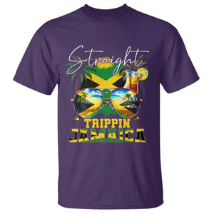 Straight Trippin Jamaica T Shirt Family Squad Summer Vacation TS11 Purple Print Your Wear