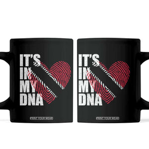 Its In My DNA Trinidadian And Tobagonian Coffee Mug Trinidad And Tobago Flag TS11 Black Print Your Wear