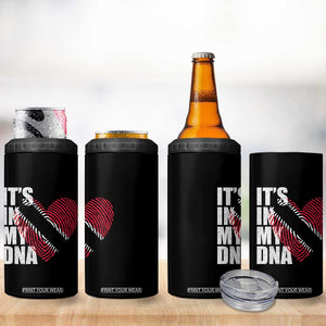 Its In My DNA Trinidadian And Tobagonian 4 in 1 Can Cooler Tumbler Trinidad And Tobago Flag TS11 Print Your Wear