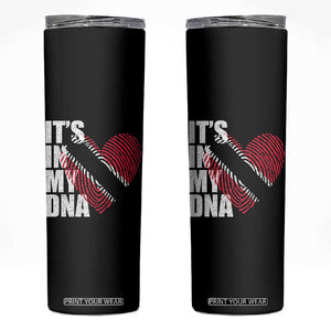 Its In My DNA Trinidadian And Tobagonian Skinny Tumbler Trinidad And Tobago Flag TS11 Black Print Your Wear
