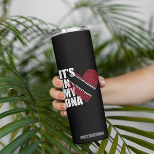 Its In My DNA Trinidadian And Tobagonian Skinny Tumbler Trinidad And Tobago Flag TS11 Print Your Wear