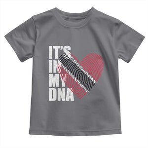 Its In My DNA Trinidadian And Tobagonian Toddler T Shirt Trinidad And Tobago Flag TS11 Charcoal Print Your Wear