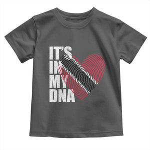 Its In My DNA Trinidadian And Tobagonian Toddler T Shirt Trinidad And Tobago Flag TS11 Dark Heather Print Your Wear