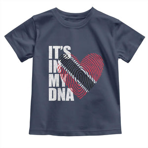 Its In My DNA Trinidadian And Tobagonian Toddler T Shirt Trinidad And Tobago Flag TS11 Navy Print Your Wear