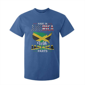 Made In America With Jamaica Parts T Shirt For Kid Jamaican American TS11 Royal Blue Print Your Wear