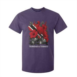Trinidadian and Tobagonian Pride T Shirt For Kid Trinidadian Roots Scarlet Ibis Steelpans TS11 Purple Print Your Wear