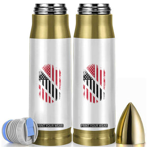 Trinidad And Tobago Trinidadian American Flag Bullet Tumbler TS11 White Print Your Wear