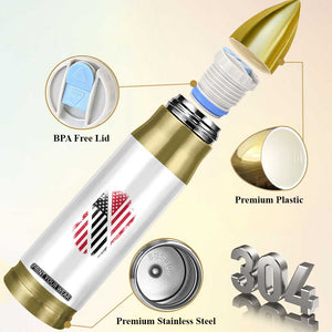 Trinidad And Tobago Trinidadian American Flag Bullet Tumbler TS11 Print Your Wear