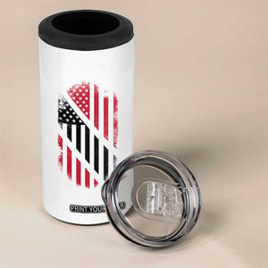 Trinidad And Tobago Trinidadian American Flag 4 in 1 Can Cooler Tumbler TS11 Print Your Wear