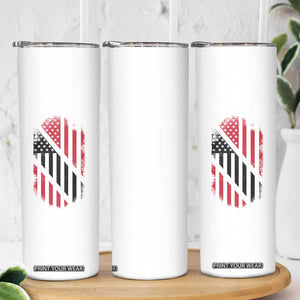 Trinidad And Tobago Trinidadian American Flag Skinny Tumbler TS11 Print Your Wear