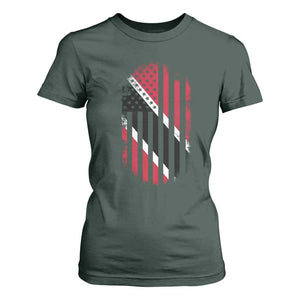 Trinidad And Tobago Trinidadian American Flag T Shirt For Women TS11 Dark Forest Green Print Your Wear