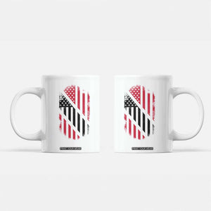 Trinidad And Tobago Trinidadian American Flag Coffee Mug TS11 White Print Your Wear