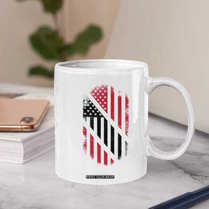 Trinidad And Tobago Trinidadian American Flag Coffee Mug TS11 Print Your Wear