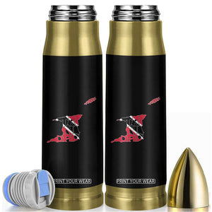 Trinidad And Tobago Bullet Tumbler Pride Trinidadian Roots Flag TS11 Black Print Your Wear
