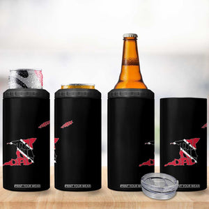 Trinidad And Tobago 4 in 1 Can Cooler Tumbler Pride Trinidadian Roots Flag TS11 Print Your Wear