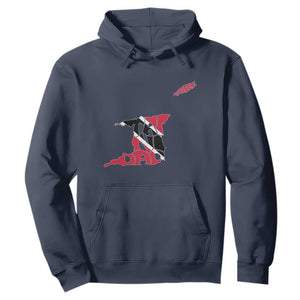 Trinidad And Tobago Hoodie Pride Trinidadian Roots Flag TS11 Navy Print Your Wear
