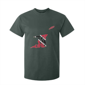 Trinidad And Tobago T Shirt For Kid Pride Trinidadian Roots Flag TS11 Dark Forest Green Print Your Wear