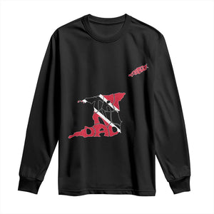 Trinidad And Tobago Long Sleeve Shirt Pride Trinidadian Roots Flag TS11 Black Print Your Wear