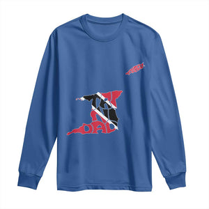 Trinidad And Tobago Long Sleeve Shirt Pride Trinidadian Roots Flag TS11 Royal Blue Print Your Wear