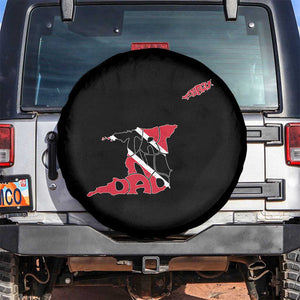 Trinidad And Tobago Spare Tire Cover Pride Trinidadian Roots Flag TS11 No hole Black Print Your Wear