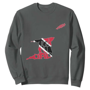 Trinidad And Tobago Sweatshirt Pride Trinidadian Roots Flag TS11 Dark Heather Print Your Wear