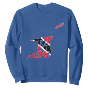 Trinidad And Tobago Sweatshirt Pride Trinidadian Roots Flag TS11 Royal Blue Print Your Wear
