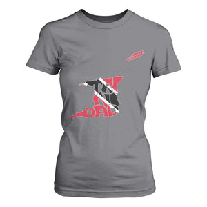 Trinidad And Tobago T Shirt For Women Pride Trinidadian Roots Flag TS11 Charcoal Print Your Wear