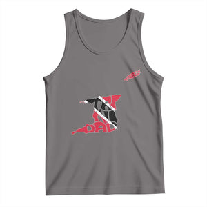 Trinidad And Tobago Tank Top Pride Trinidadian Roots Flag TS11 Deep Heather Print Your Wear