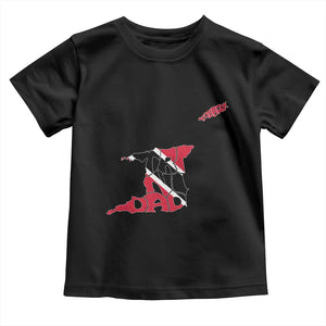 Trinidad And Tobago Toddler T Shirt Pride Trinidadian Roots Flag TS11 Black Print Your Wear