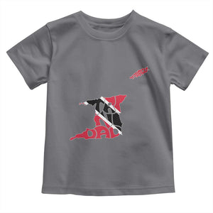 Trinidad And Tobago Toddler T Shirt Pride Trinidadian Roots Flag TS11 Charcoal Print Your Wear