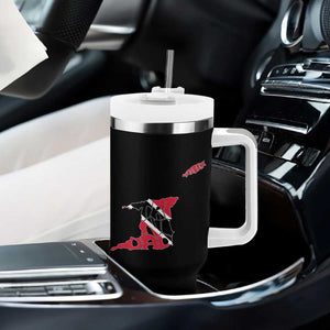 Trinidad And Tobago Tumbler With Handle Pride Trinidadian Roots Flag TS11 Print Your Wear