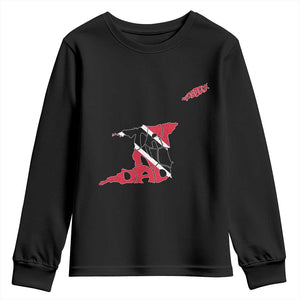 Trinidad And Tobago Youth Sweatshirt Pride Trinidadian Roots Flag TS11 Black Print Your Wear