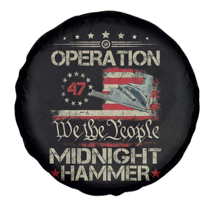 Operation Midnight Hammer Spare Tire Cover Bomber Jet Vintage Betsy Ross Flag TS11 Print Your Wear