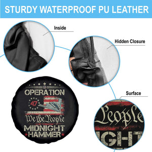 Operation Midnight Hammer Spare Tire Cover Bomber Jet Vintage Betsy Ross Flag TS11 Print Your Wear