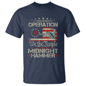 Operation Midnight Hammer T Shirt Bomber Jet Vintage Betsy Ross Flag TS11 Navy Print Your Wear