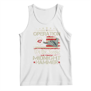 Operation Midnight Hammer Tank Top Bomber Jet Vintage Betsy Ross Flag TS11 White Print Your Wear