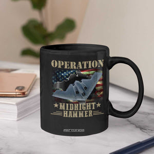 Operation Midnight Hammer Coffee Mug Bomber Jet American Flag TS11 Print Your Wear