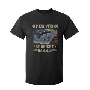 Operation Midnight Hammer T Shirt For Kid Bomber Jet American Flag TS11 Black Print Your Wear