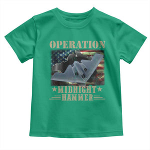 Operation Midnight Hammer Toddler T Shirt Bomber Jet American Flag TS11 Irish Green Print Your Wear
