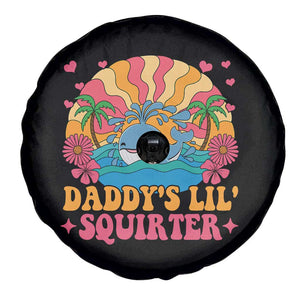 Funny Daddys Lil Squirter Spare Tire Cover Inappropriate Adult Humor Squirting Whale TS11 Print Your Wear