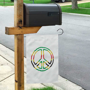 Rasta Jamaican Flag Peace Symbol Reggae Garden Flag TS11 Print Your Wear