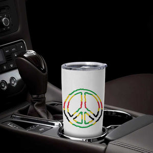 Rasta Jamaican Flag Peace Symbol Reggae Tumbler Cup TS11 Print Your Wear