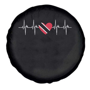 Trinidad And Tobago Heartbeat Trinidadian Flag Spare Tire Cover TS11 Print Your Wear