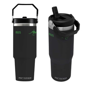 Kangaroo Australia Aus Team Aussie Athletic Jersey Style Flip Straw Tumbler