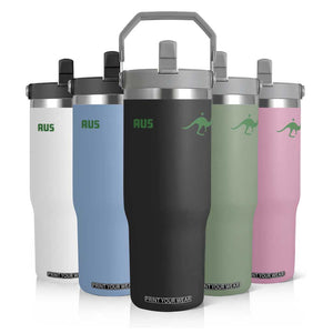 Kangaroo Australia Aus Team Aussie Athletic Jersey Style Flip Straw Tumbler