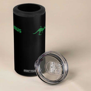 Kangaroo Australia Aus Team Aussie Athletic Jersey Style 4 in 1 Can Cooler Tumbler