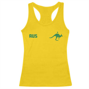 Kangaroo Australia Aus Team Aussie Athletic Jersey Style Racerback Tank Top