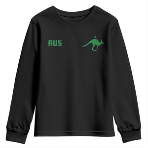 Kangaroo Australia Aus Team Aussie Athletic Jersey Style Youth Sweatshirt