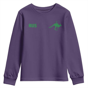 Kangaroo Australia Aus Team Aussie Athletic Jersey Style Youth Sweatshirt